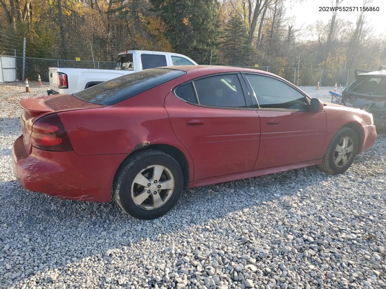 2007 Pontiac Grand Prix VIN: 2G2WP552571156860 Lot: 78599504