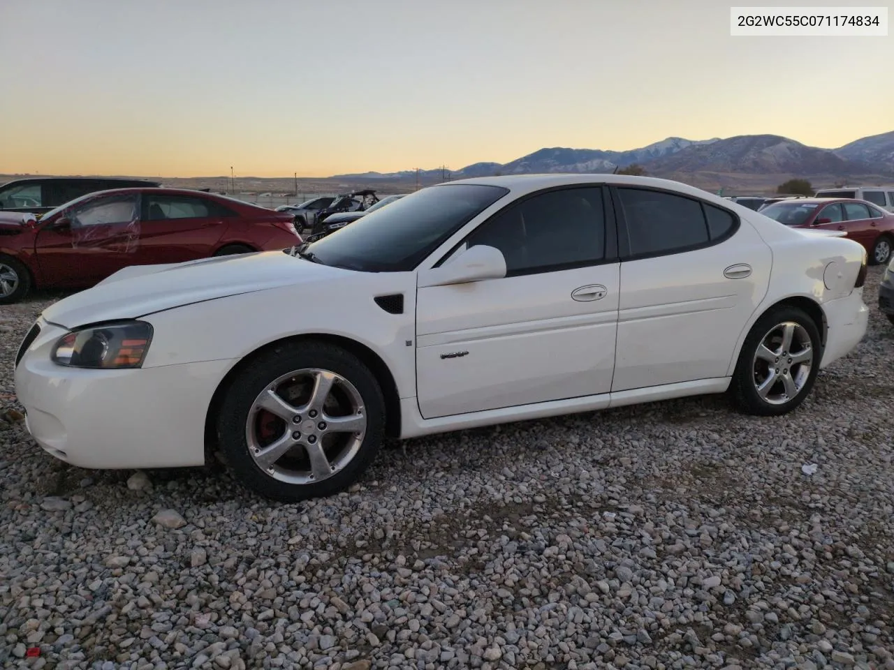 2007 Pontiac Grand Prix Gxp VIN: 2G2WC55C071174834 Lot: 79224684