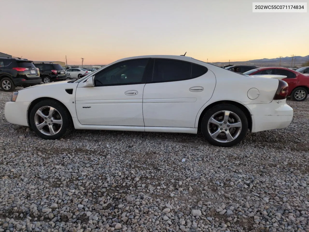 2007 Pontiac Grand Prix Gxp VIN: 2G2WC55C071174834 Lot: 79224684