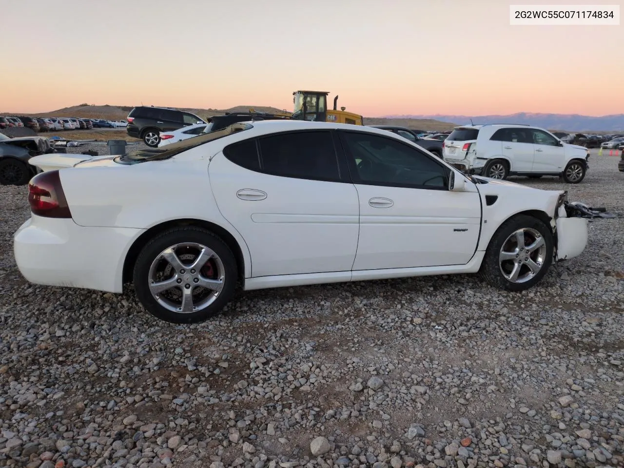 2007 Pontiac Grand Prix Gxp VIN: 2G2WC55C071174834 Lot: 79224684