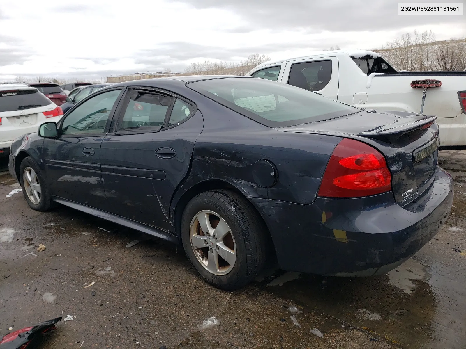 2008 Pontiac Grand Prix VIN: 2G2WP552881181561 Lot: 43985304