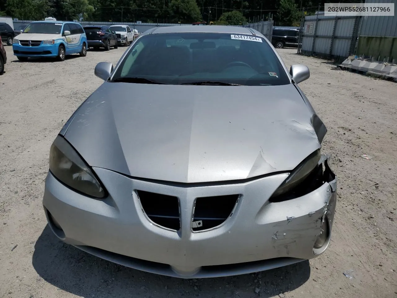 2008 Pontiac Grand Prix VIN: 2G2WP552681127966 Lot: 63417454