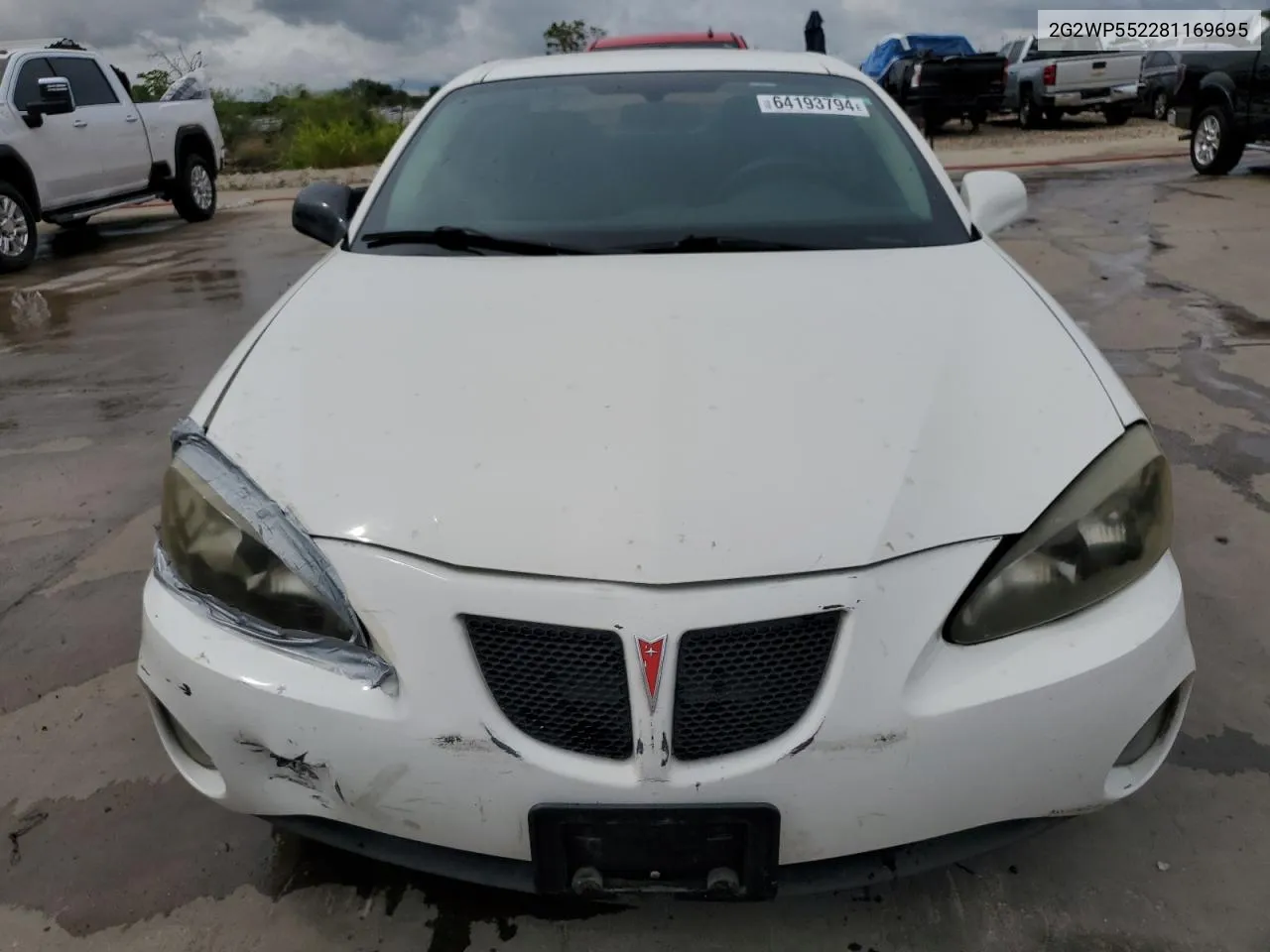 2008 Pontiac Grand Prix VIN: 2G2WP552281169695 Lot: 64193794