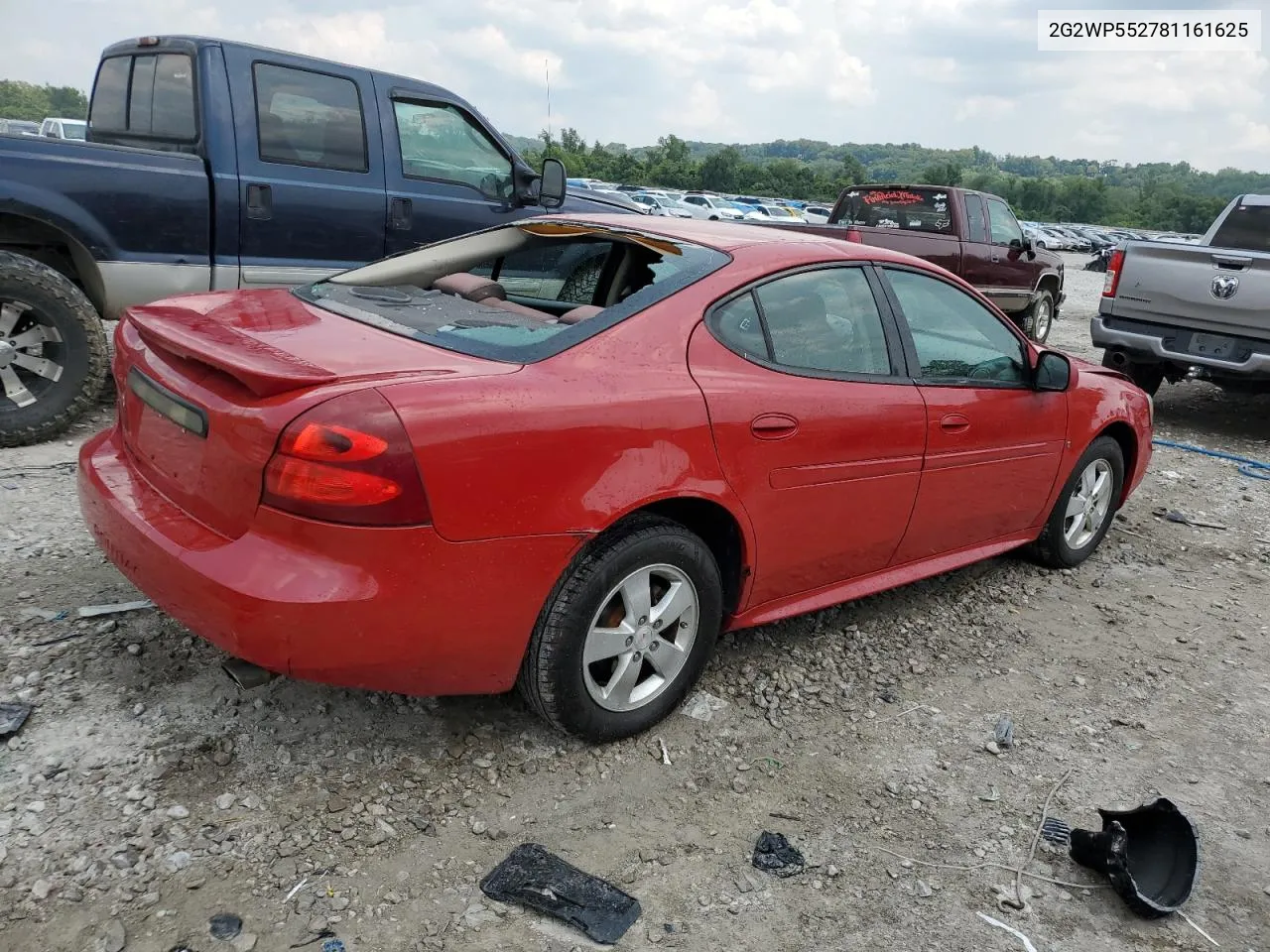 2008 Pontiac Grand Prix VIN: 2G2WP552781161625 Lot: 64487894