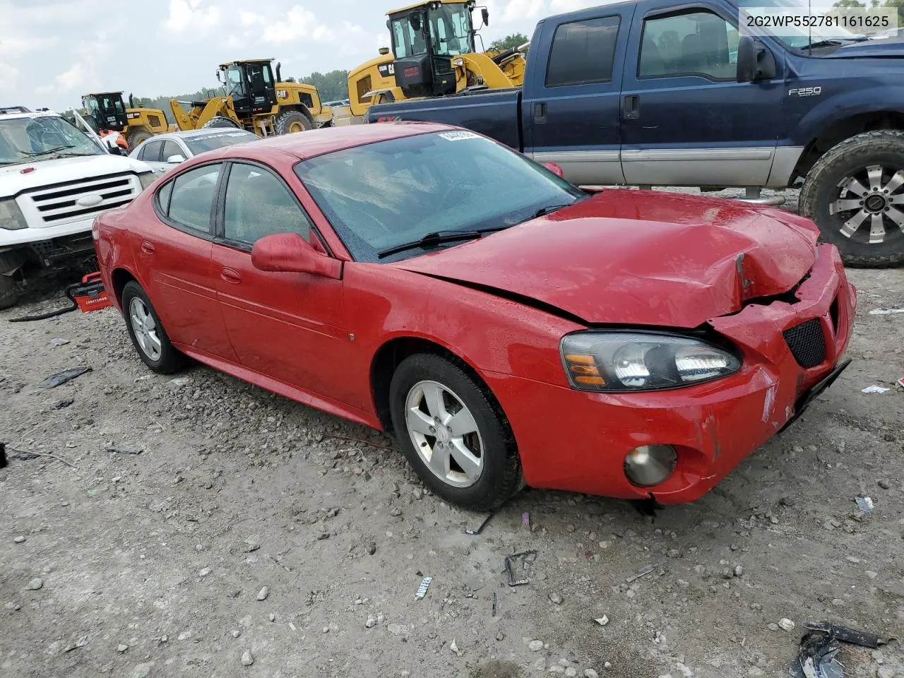 2008 Pontiac Grand Prix VIN: 2G2WP552781161625 Lot: 64487894