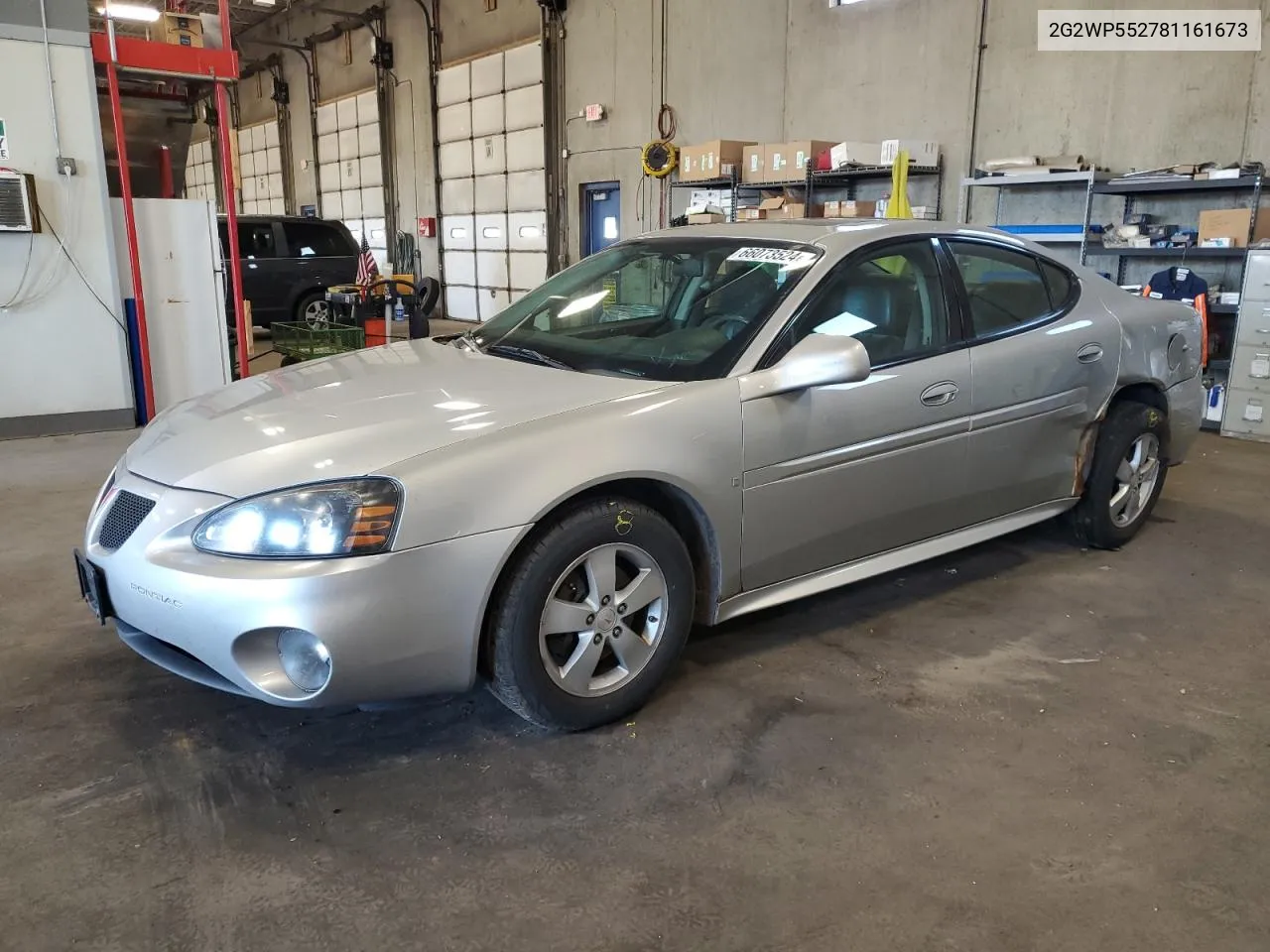 2008 Pontiac Grand Prix VIN: 2G2WP552781161673 Lot: 66073524