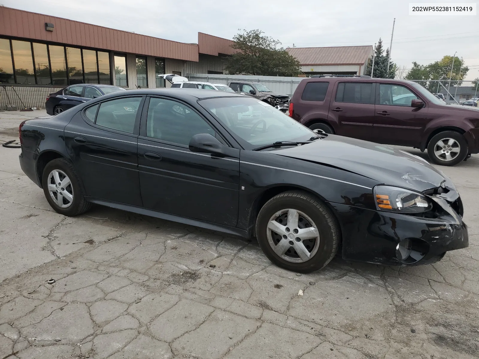 2008 Pontiac Grand Prix VIN: 2G2WP552381152419 Lot: 67406034