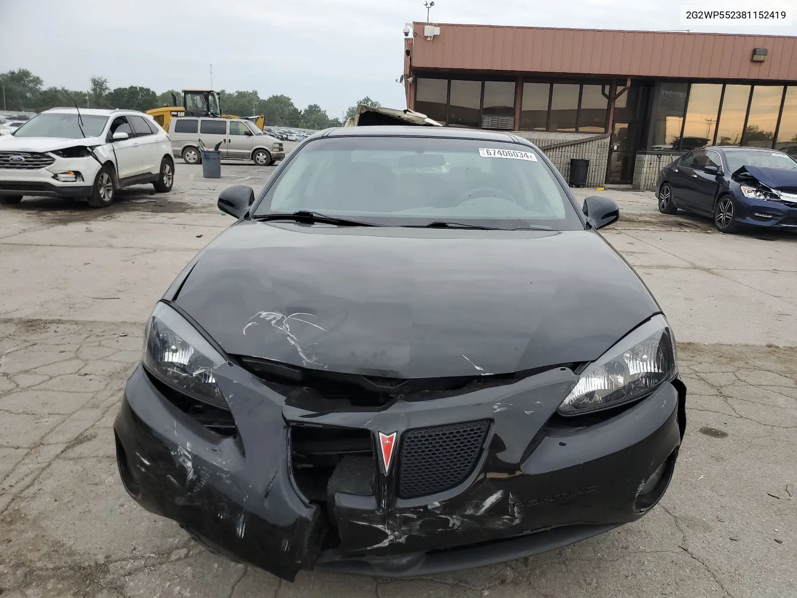 2008 Pontiac Grand Prix VIN: 2G2WP552381152419 Lot: 67406034