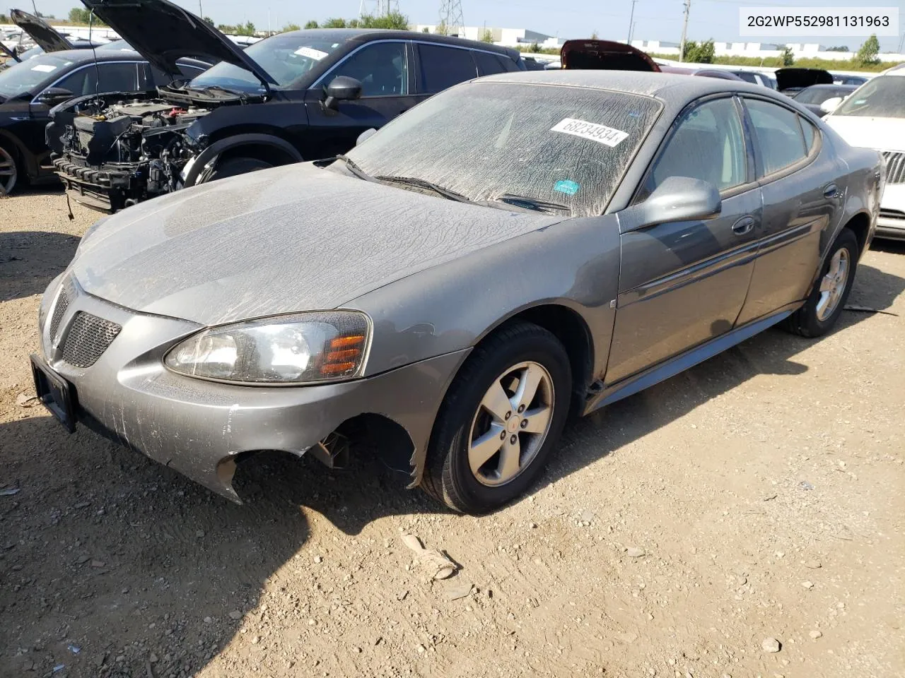 2008 Pontiac Grand Prix VIN: 2G2WP552981131963 Lot: 68234934