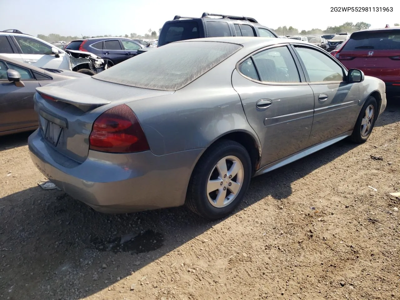 2008 Pontiac Grand Prix VIN: 2G2WP552981131963 Lot: 68234934