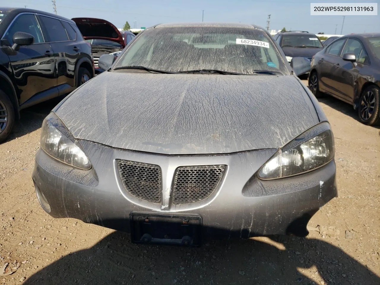 2008 Pontiac Grand Prix VIN: 2G2WP552981131963 Lot: 68234934