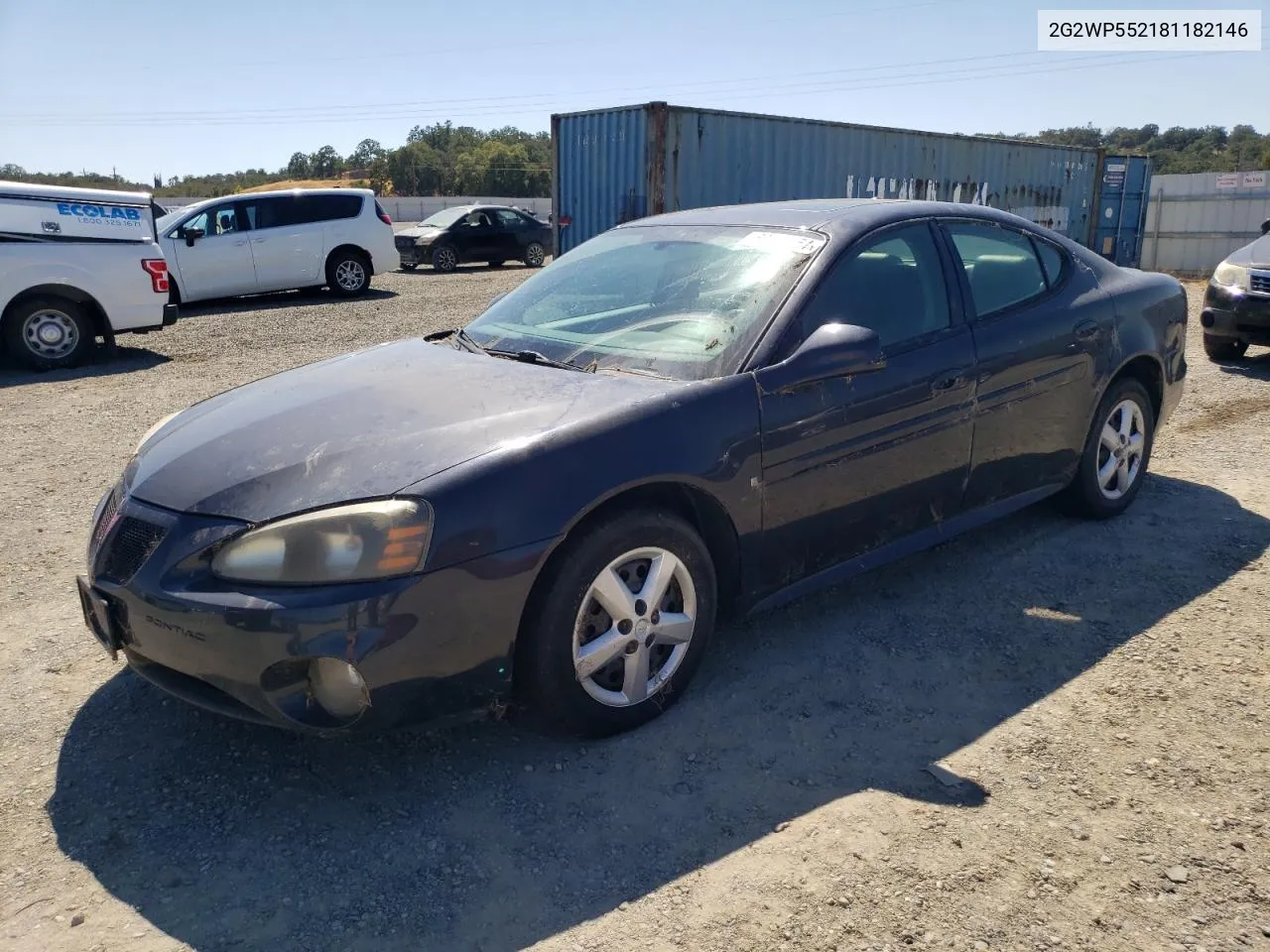 2008 Pontiac Grand Prix VIN: 2G2WP552181182146 Lot: 68764154