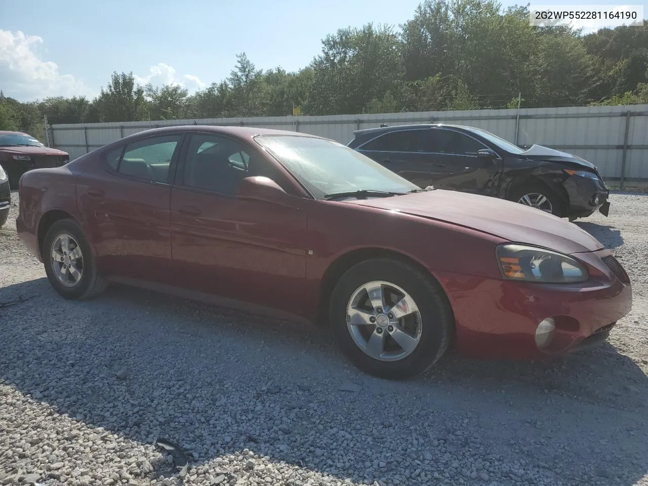 2G2WP552281164190 2008 Pontiac Grand Prix