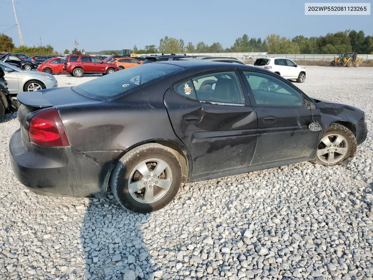 2008 Pontiac Grand Prix VIN: 2G2WP552081123265 Lot: 71078184