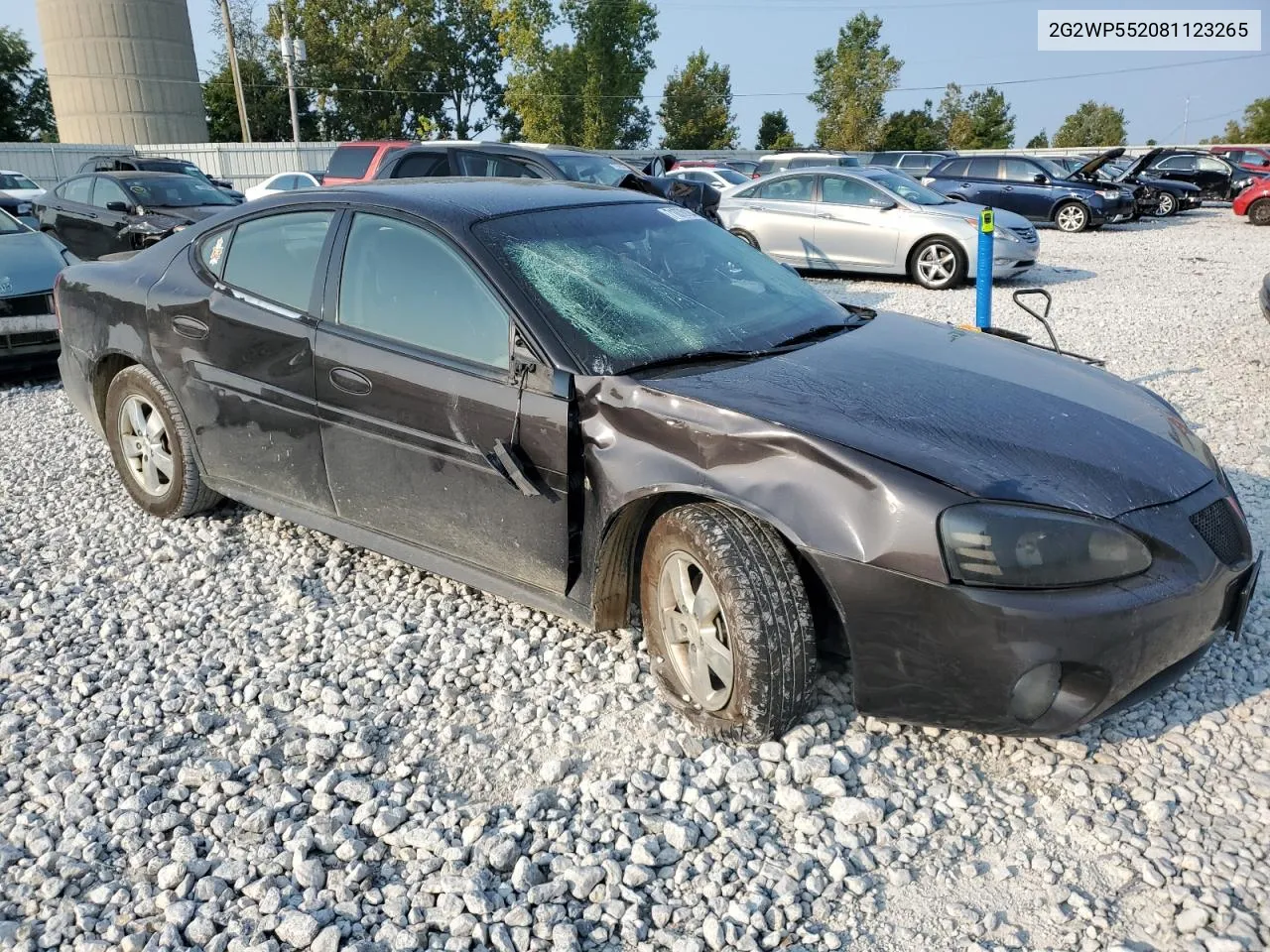 2008 Pontiac Grand Prix VIN: 2G2WP552081123265 Lot: 71078184