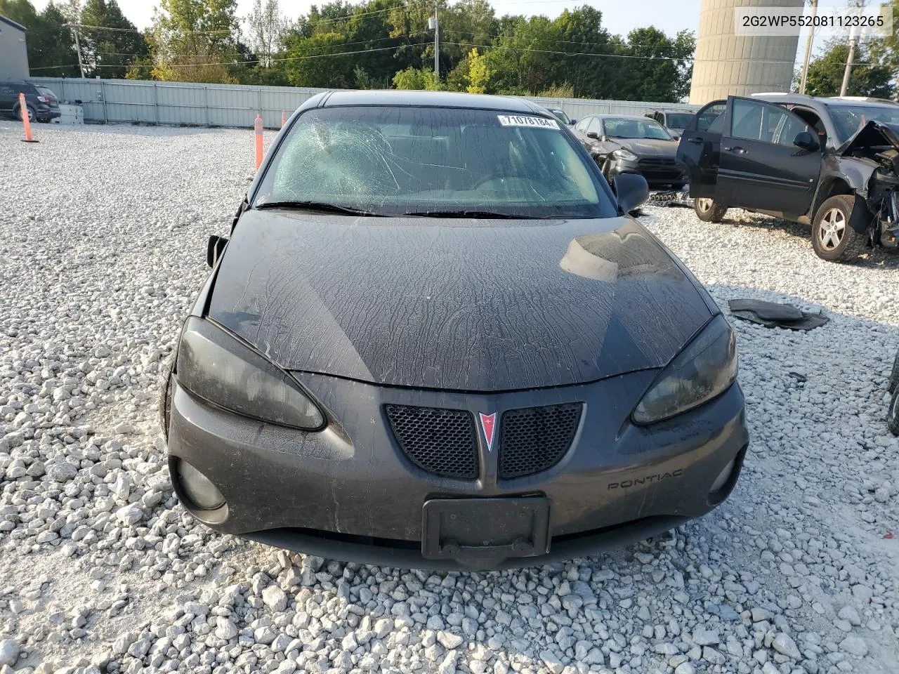 2008 Pontiac Grand Prix VIN: 2G2WP552081123265 Lot: 71078184