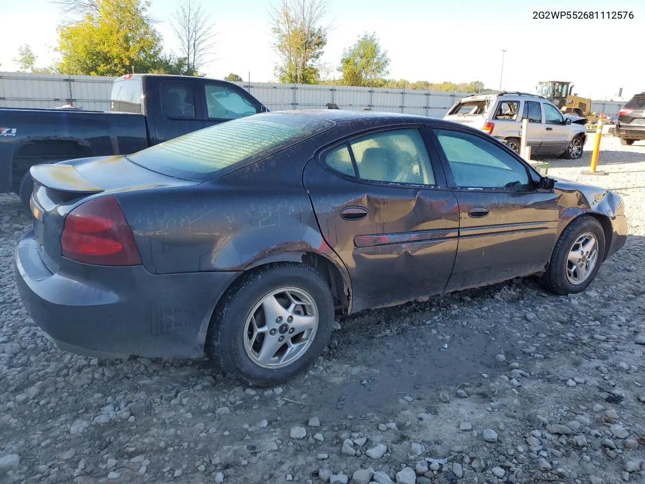 2008 Pontiac Grand Prix VIN: 2G2WP552681112576 Lot: 72440694