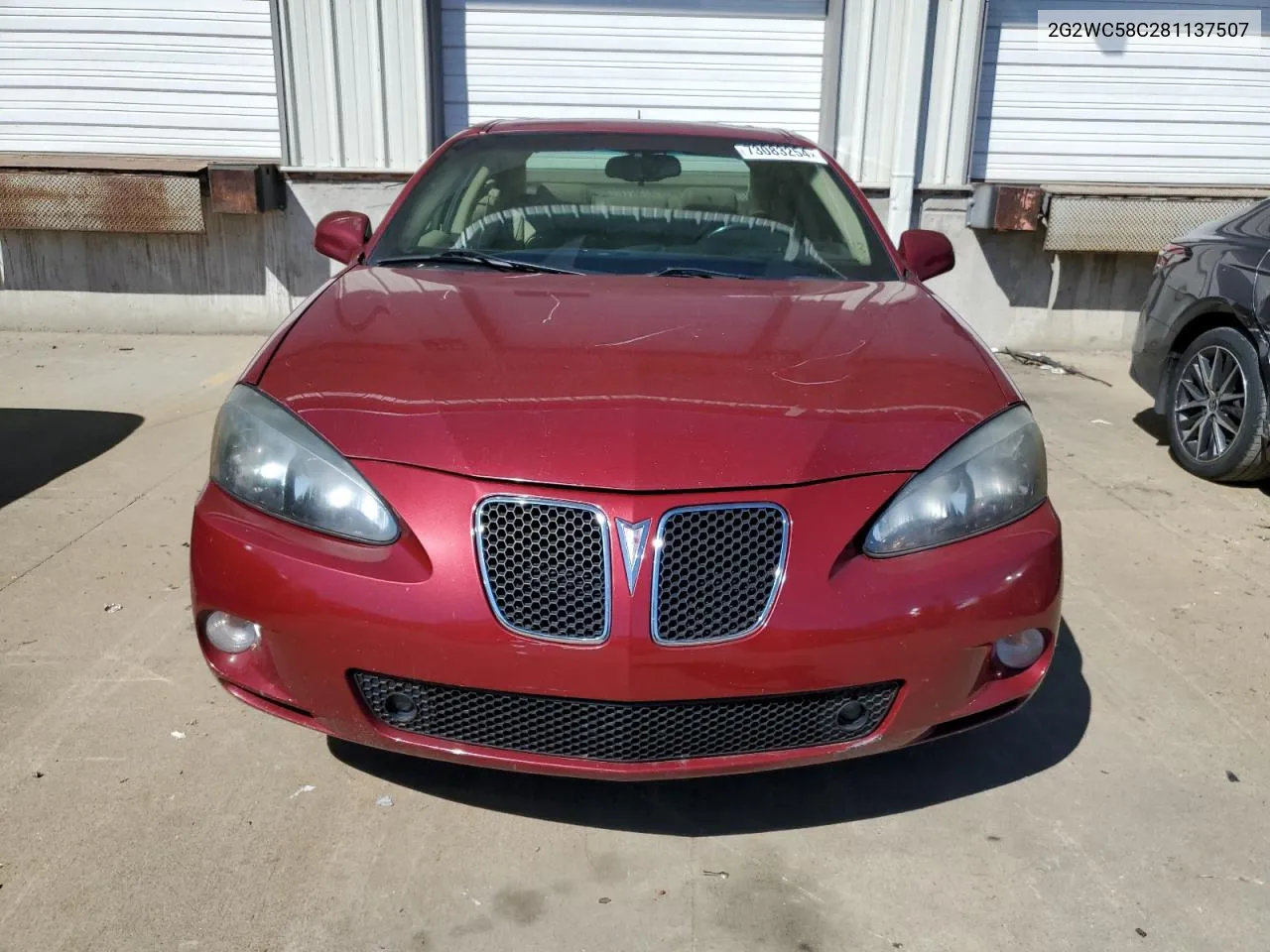 2008 Pontiac Grand Prix Gxp VIN: 2G2WC58C281137507 Lot: 73083254