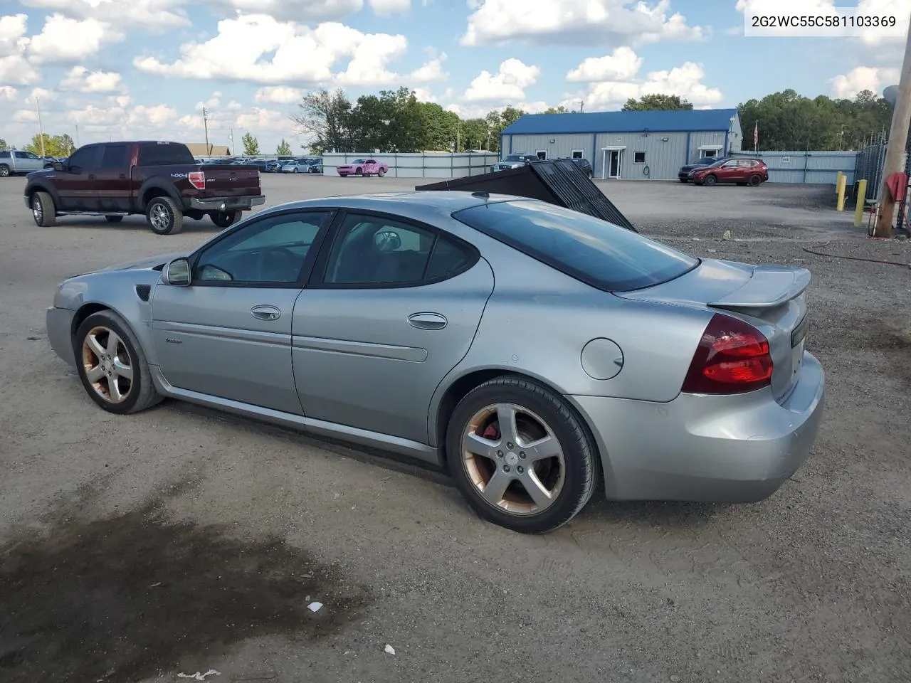 2008 Pontiac Grand Prix Gxp VIN: 2G2WC55C581103369 Lot: 73246904