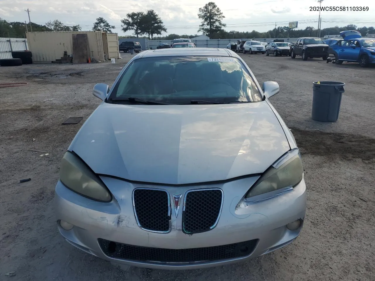 2008 Pontiac Grand Prix Gxp VIN: 2G2WC55C581103369 Lot: 73246904