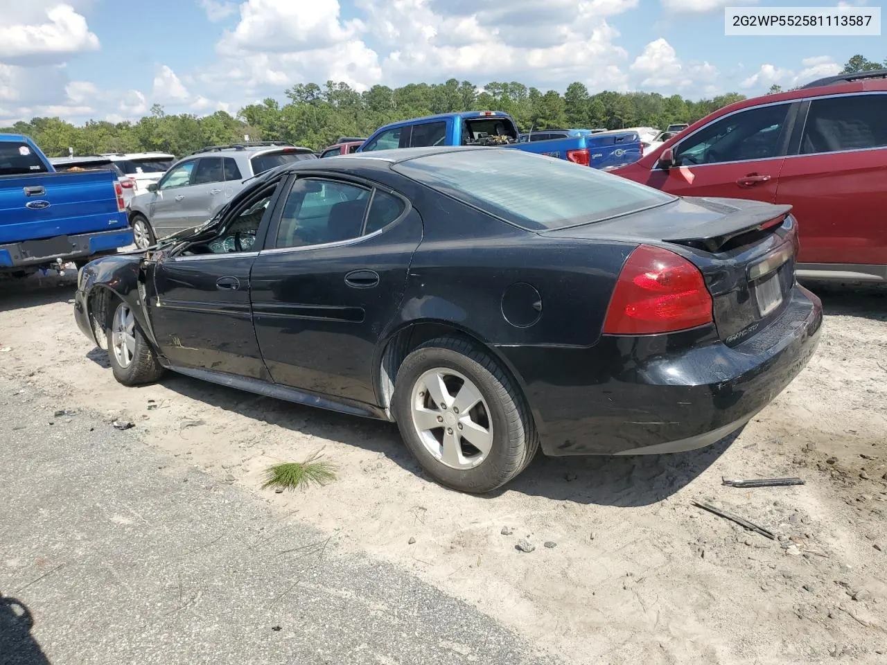 2008 Pontiac Grand Prix VIN: 2G2WP552581113587 Lot: 73853364