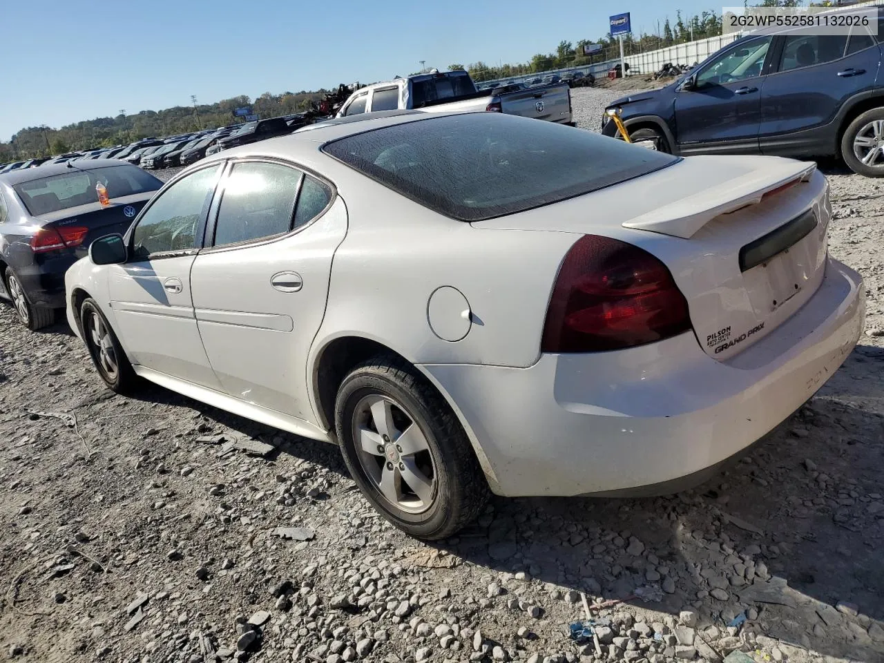 2008 Pontiac Grand Prix VIN: 2G2WP552581132026 Lot: 74343554