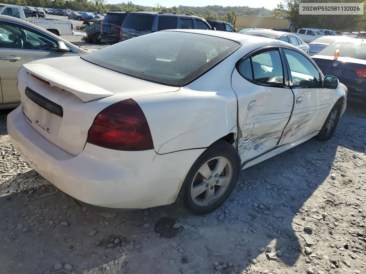 2008 Pontiac Grand Prix VIN: 2G2WP552581132026 Lot: 74343554