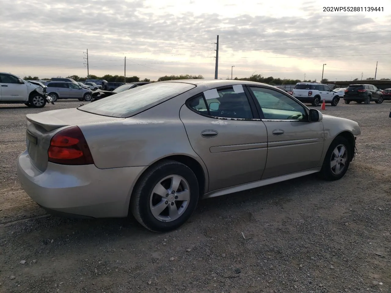 2008 Pontiac Grand Prix VIN: 2G2WP552881139441 Lot: 76391814