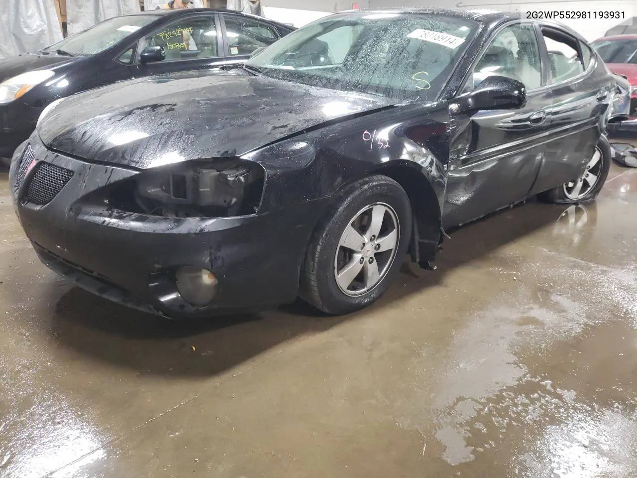 2008 Pontiac Grand Prix VIN: 2G2WP552981193931 Lot: 78018914