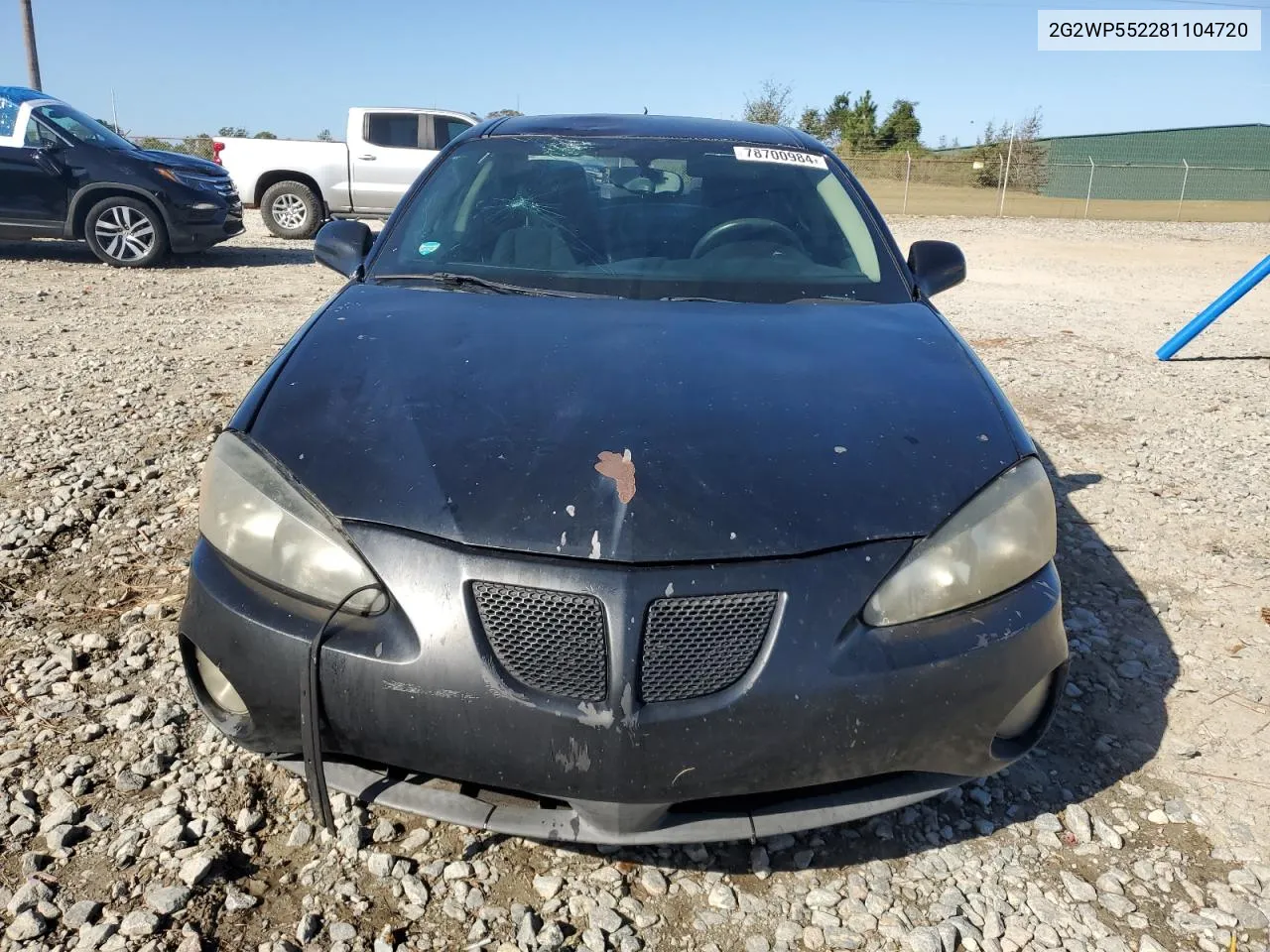 2008 Pontiac Grand Prix VIN: 2G2WP552281104720 Lot: 78700984