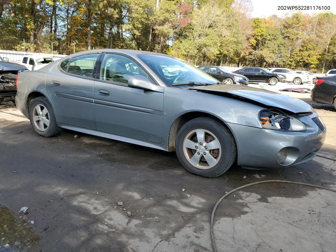 2008 Pontiac Grand Prix VIN: 2G2WP552281176100 Lot: 79845704