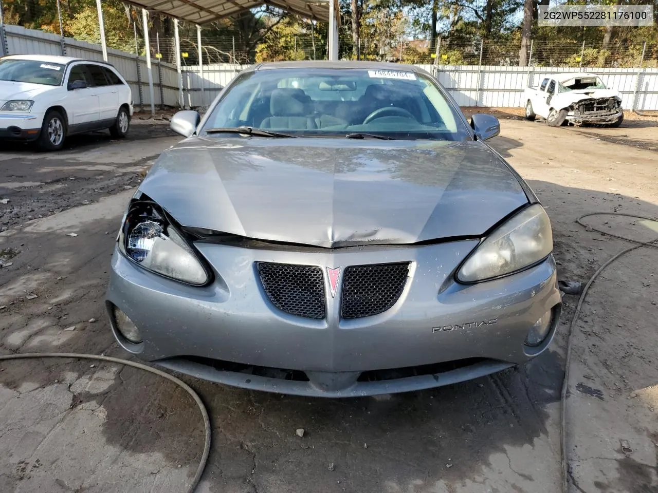 2008 Pontiac Grand Prix VIN: 2G2WP552281176100 Lot: 79845704