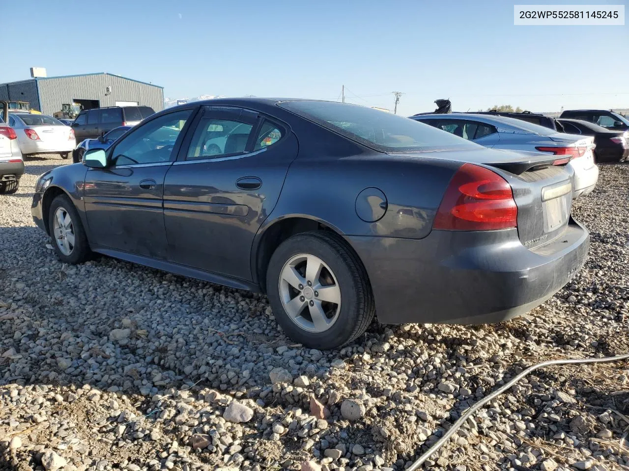 2008 Pontiac Grand Prix VIN: 2G2WP552581145245 Lot: 80123554