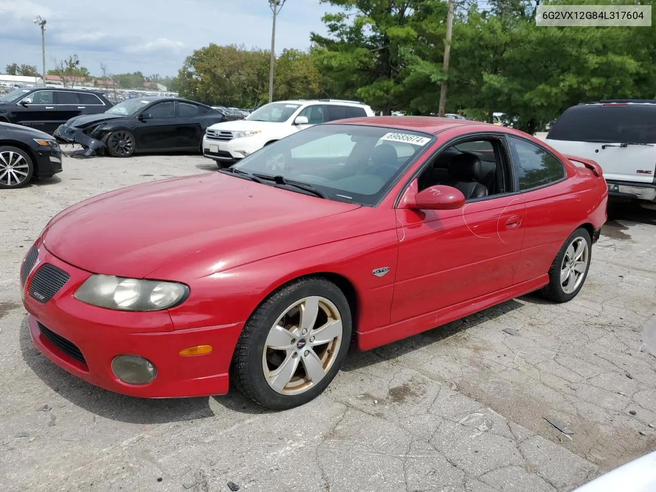 2004 Pontiac Gto VIN: 6G2VX12G84L317604 Lot: 69685674