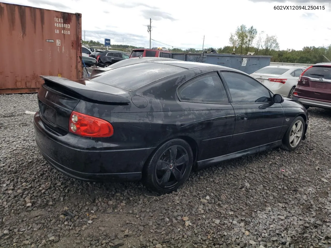 2004 Pontiac Gto VIN: 6G2VX12G94L250415 Lot: 73210154