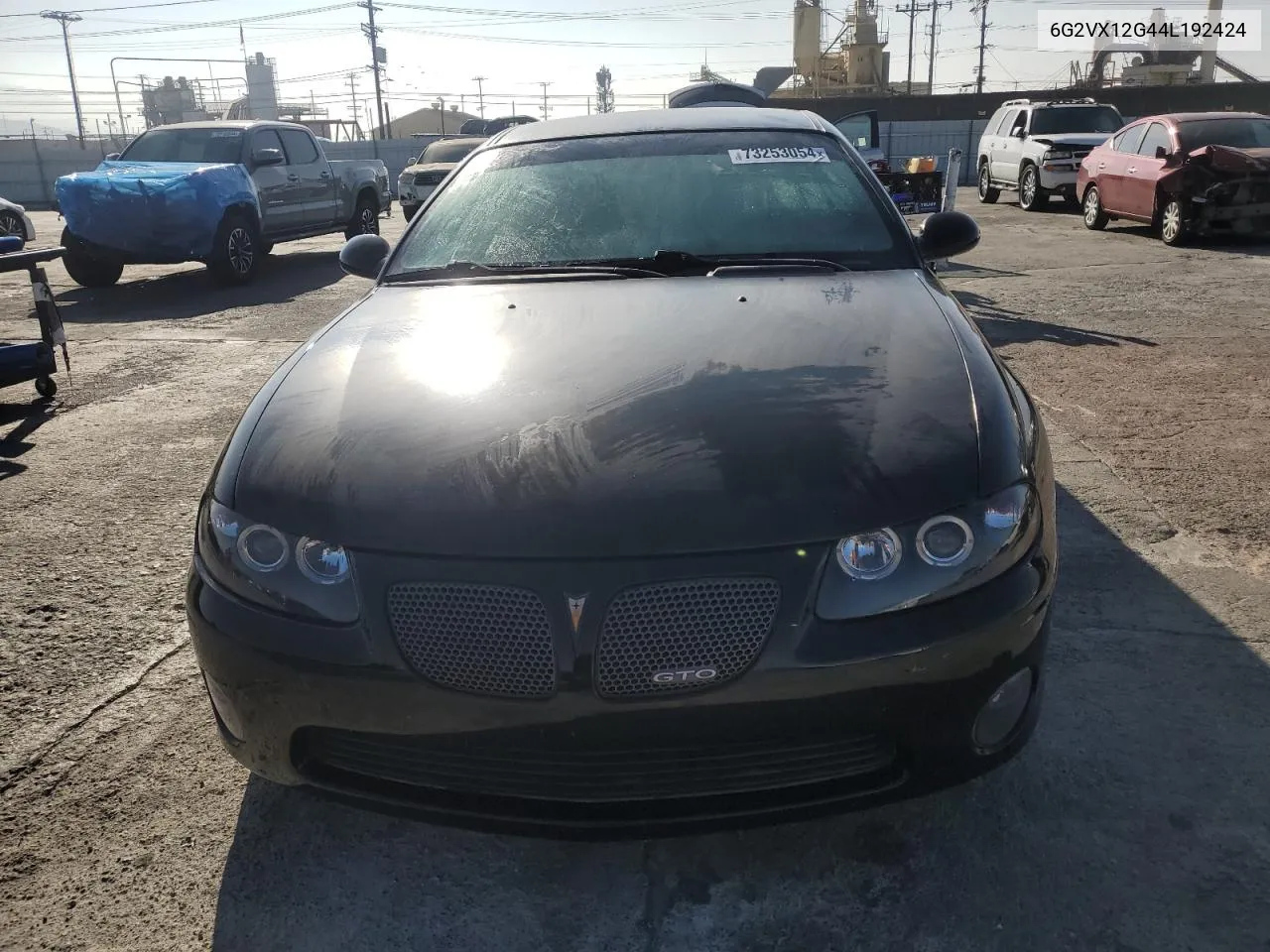 2004 Pontiac Gto VIN: 6G2VX12G44L192424 Lot: 73253054