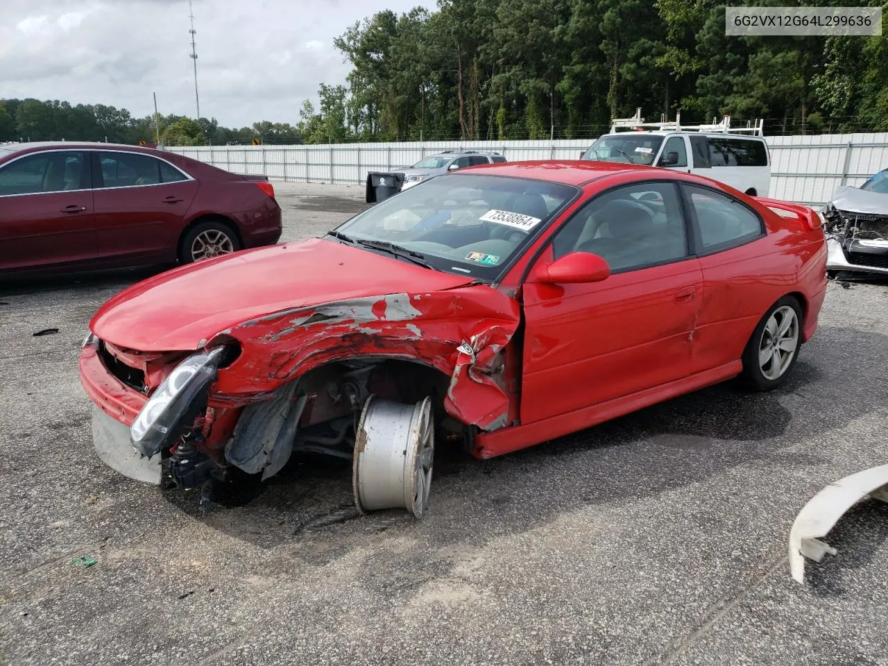 2004 Pontiac Gto VIN: 6G2VX12G64L299636 Lot: 73538864