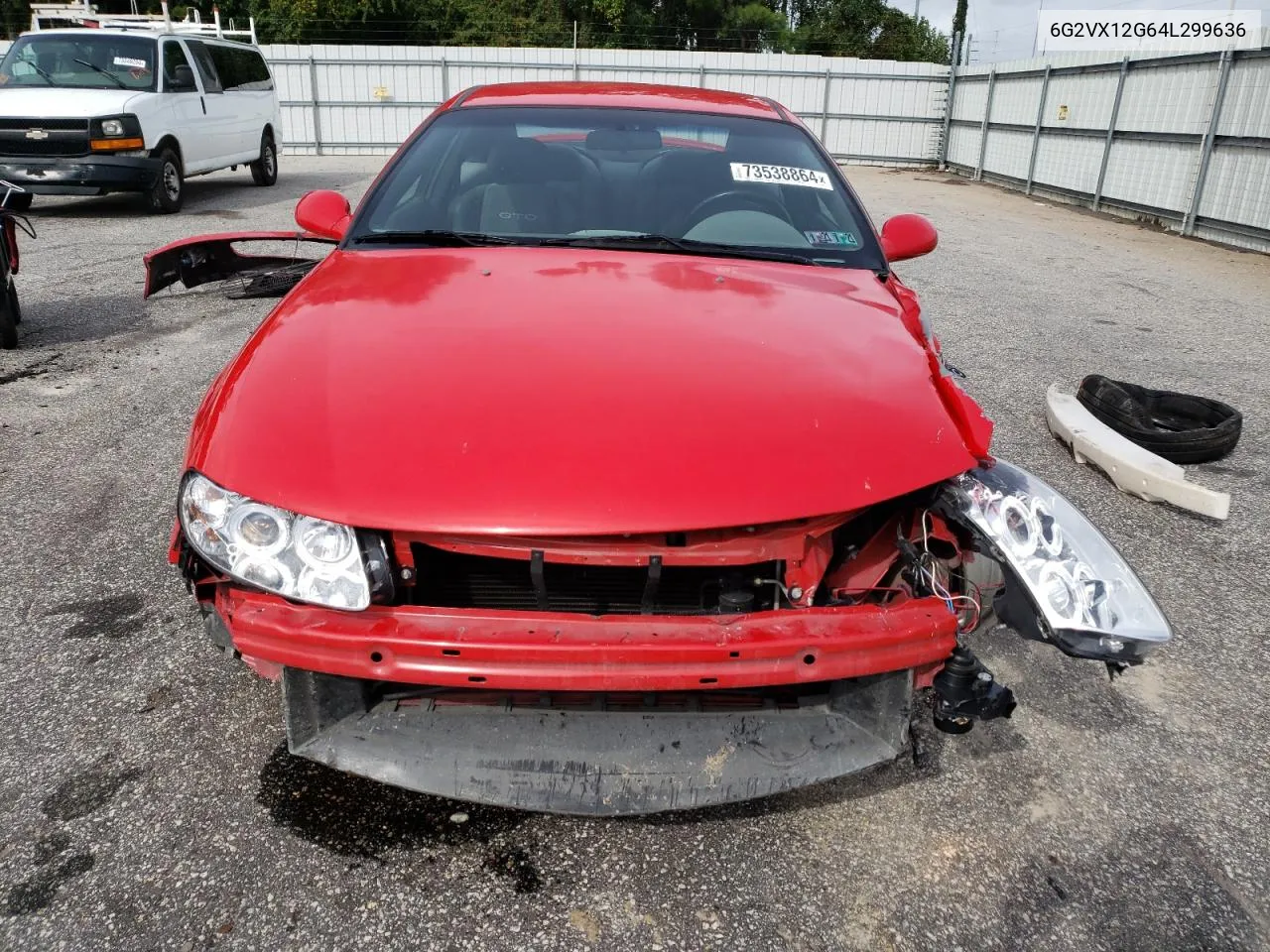 2004 Pontiac Gto VIN: 6G2VX12G64L299636 Lot: 73538864