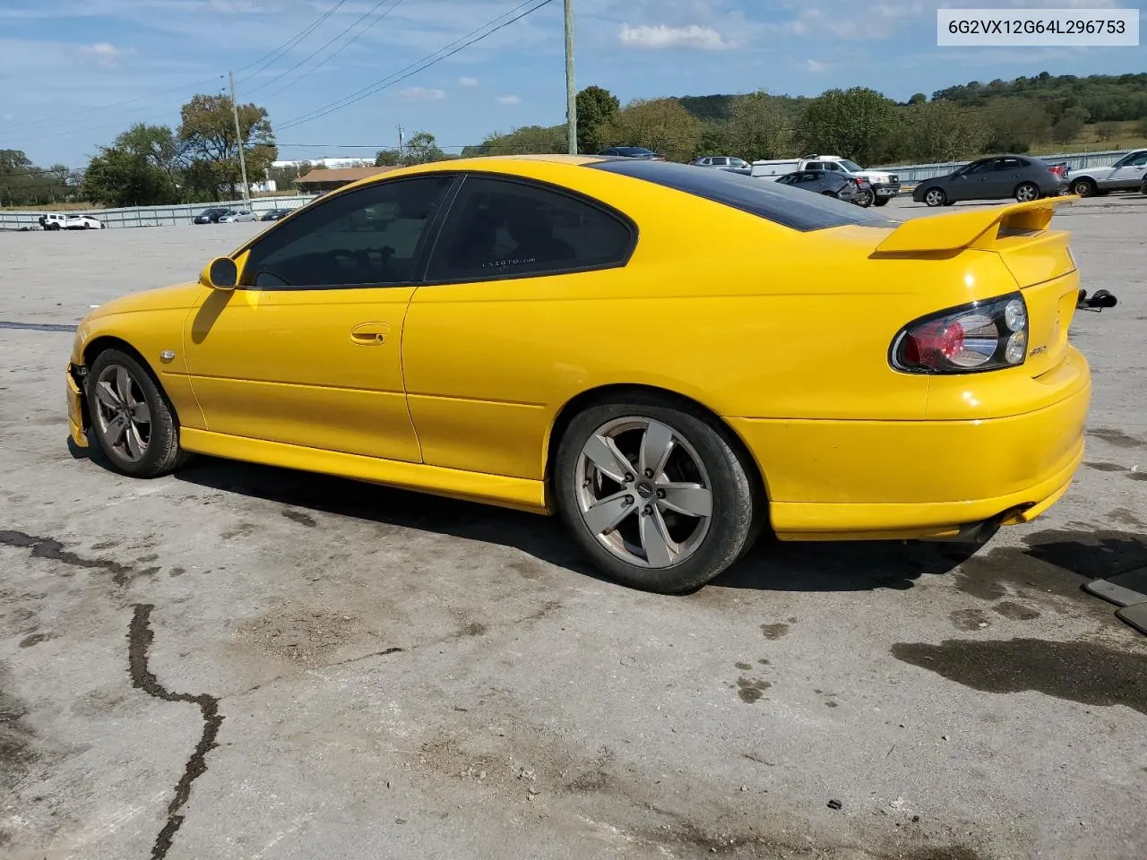 2004 Pontiac Gto VIN: 6G2VX12G64L296753 Lot: 74538194