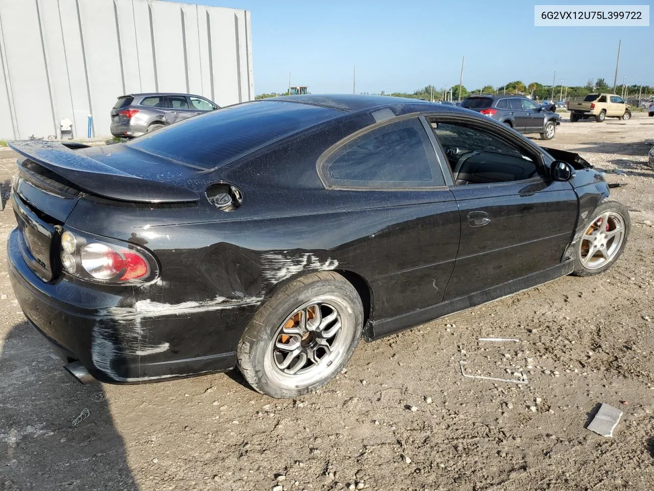 6G2VX12U75L399722 2005 Pontiac Gto