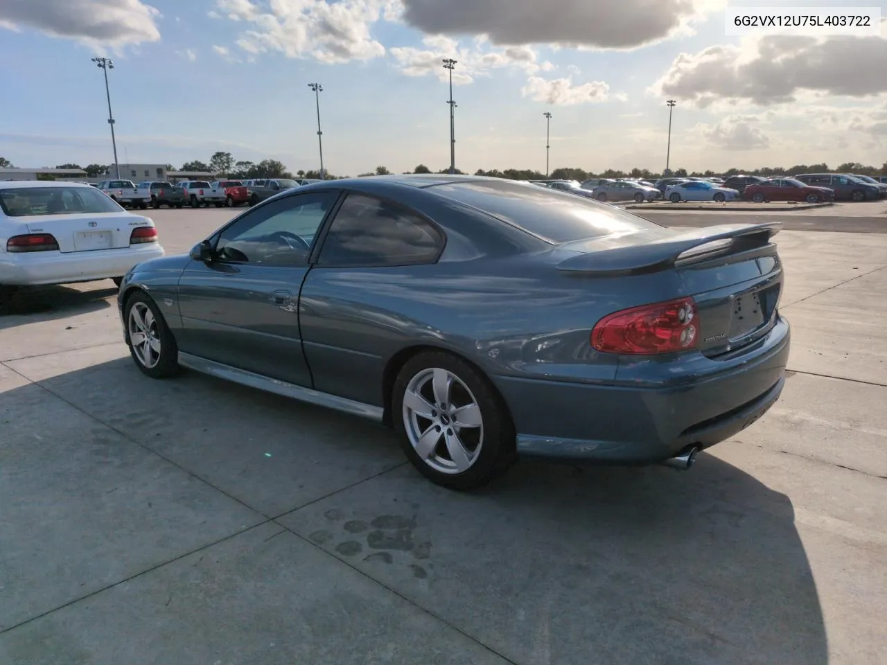 2005 Pontiac Gto VIN: 6G2VX12U75L403722 Lot: 75120934