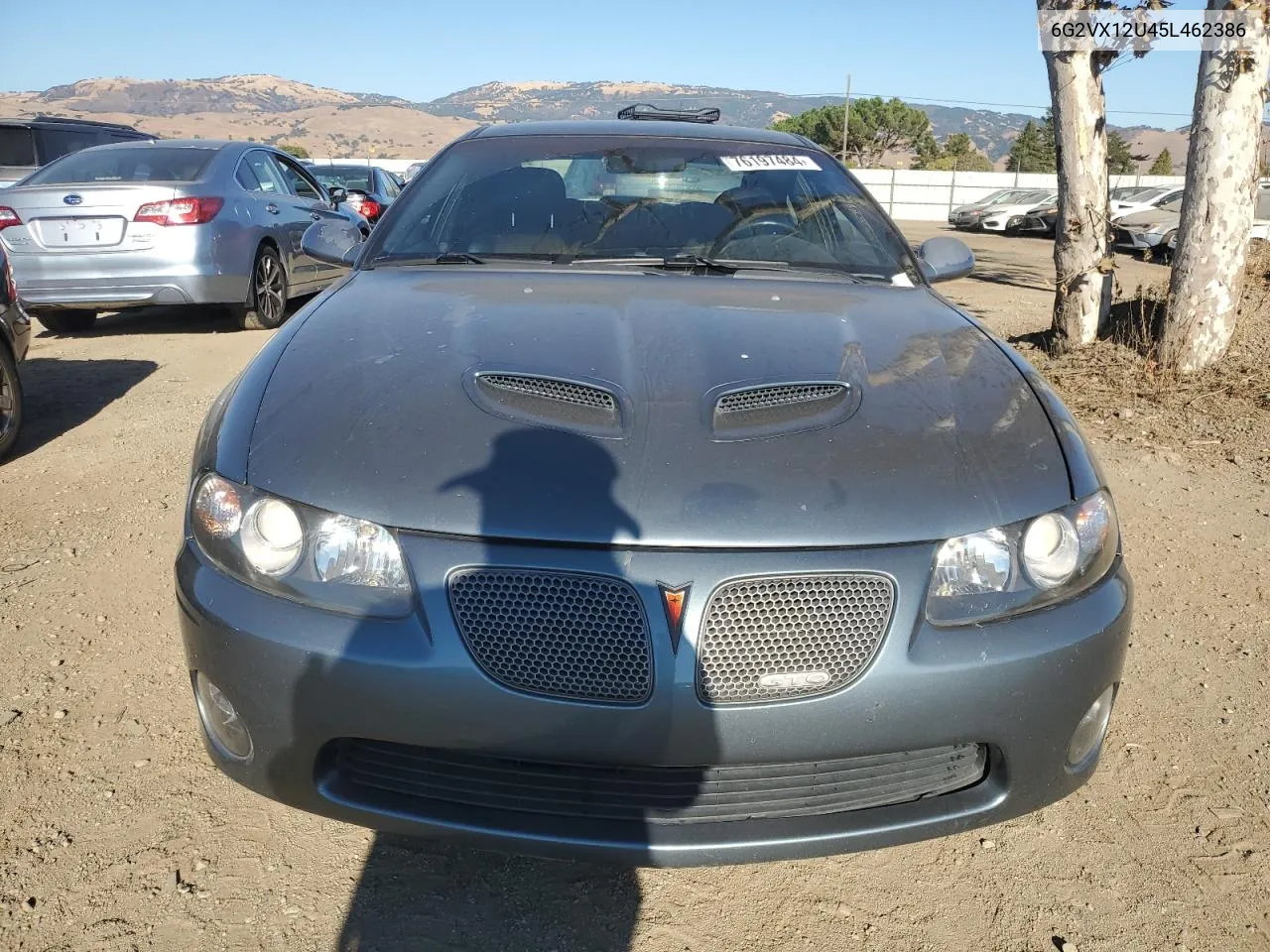 2005 Pontiac Gto VIN: 6G2VX12U45L462386 Lot: 76197484