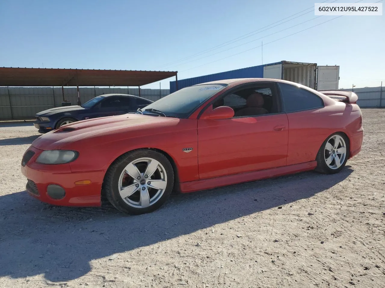 2005 Pontiac Gto VIN: 6G2VX12U95L427522 Lot: 77687754