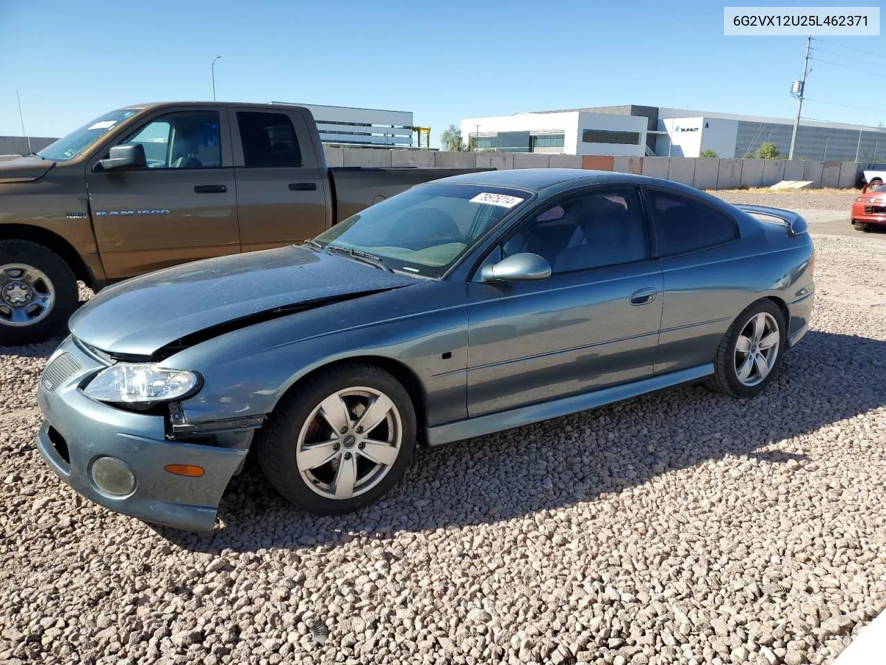 2005 Pontiac Gto VIN: 6G2VX12U25L462371 Lot: 79575214