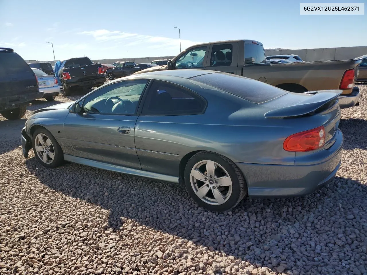 2005 Pontiac Gto VIN: 6G2VX12U25L462371 Lot: 79575214