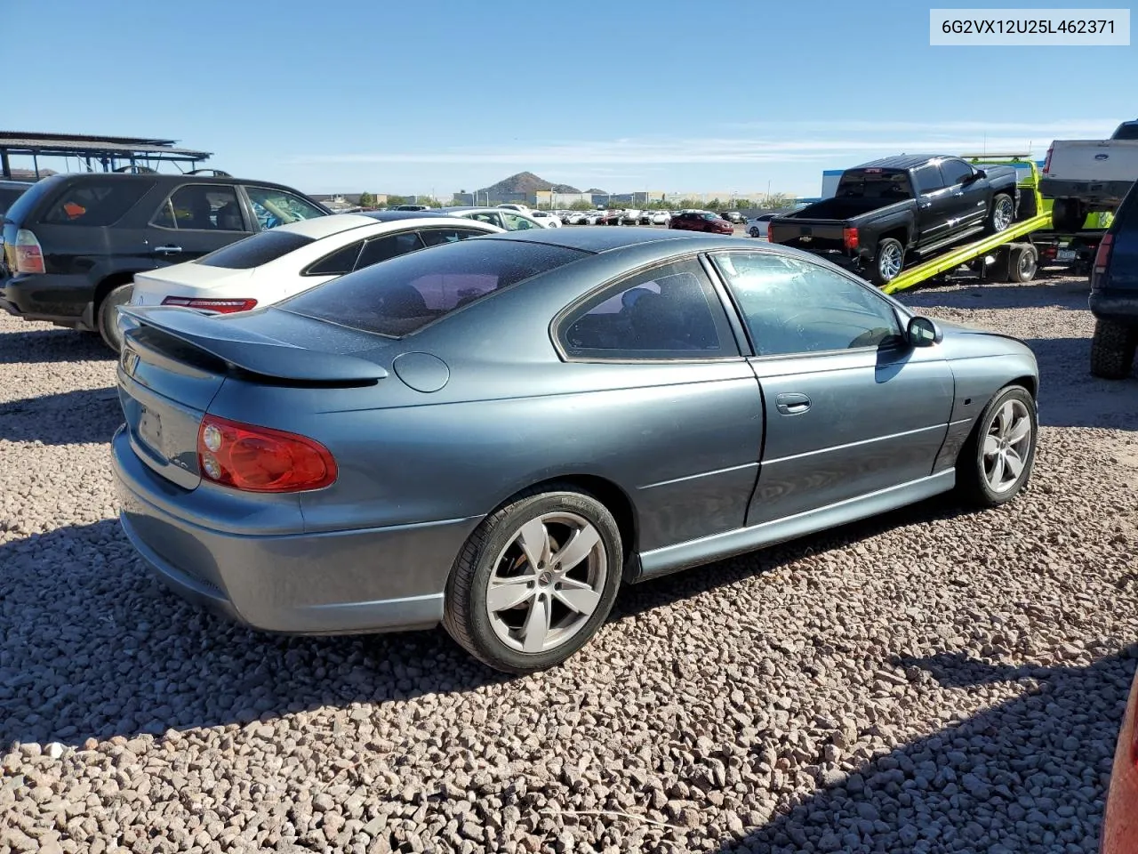 2005 Pontiac Gto VIN: 6G2VX12U25L462371 Lot: 79575214