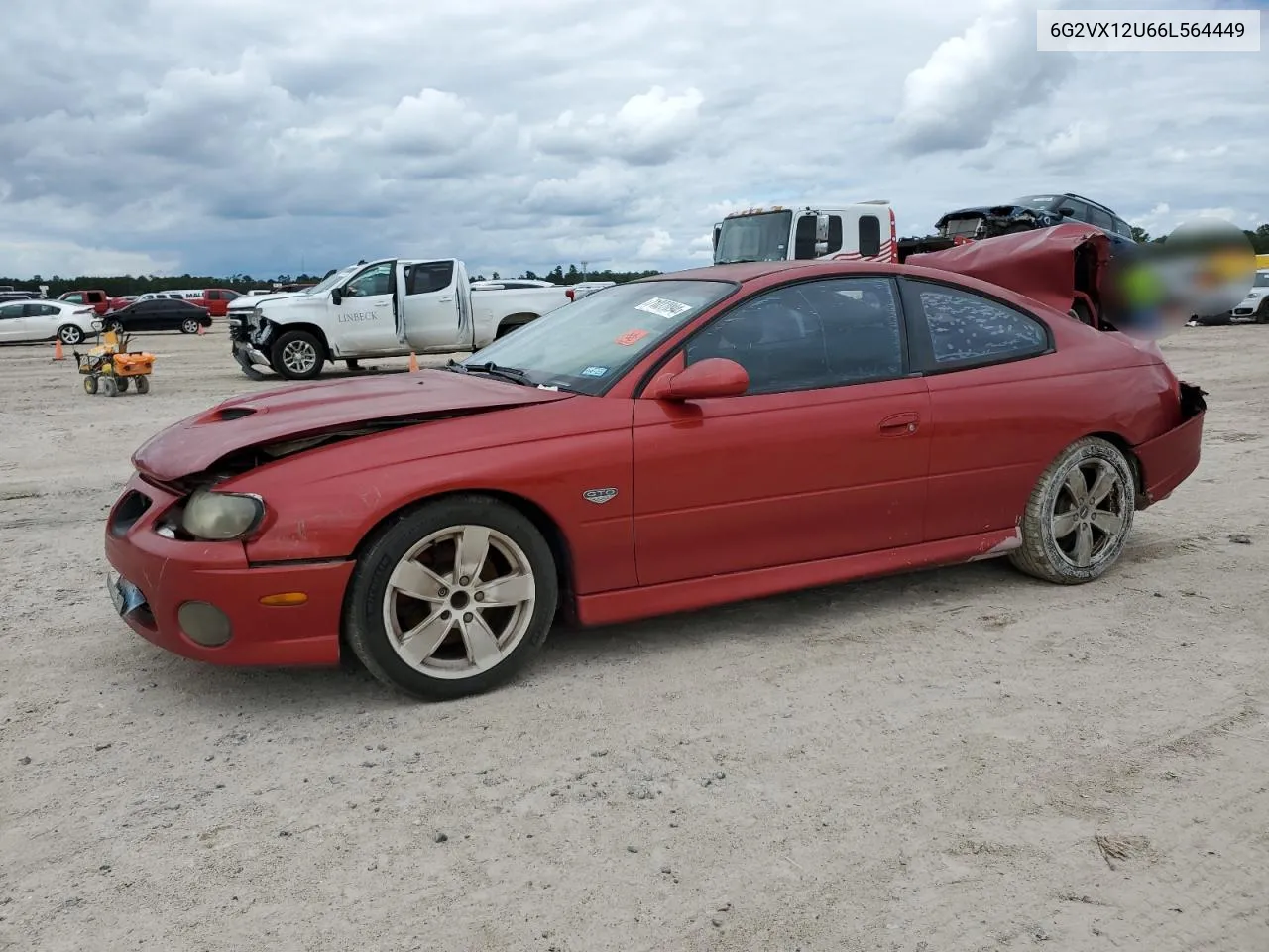 2006 Pontiac Gto VIN: 6G2VX12U66L564449 Lot: 71022094