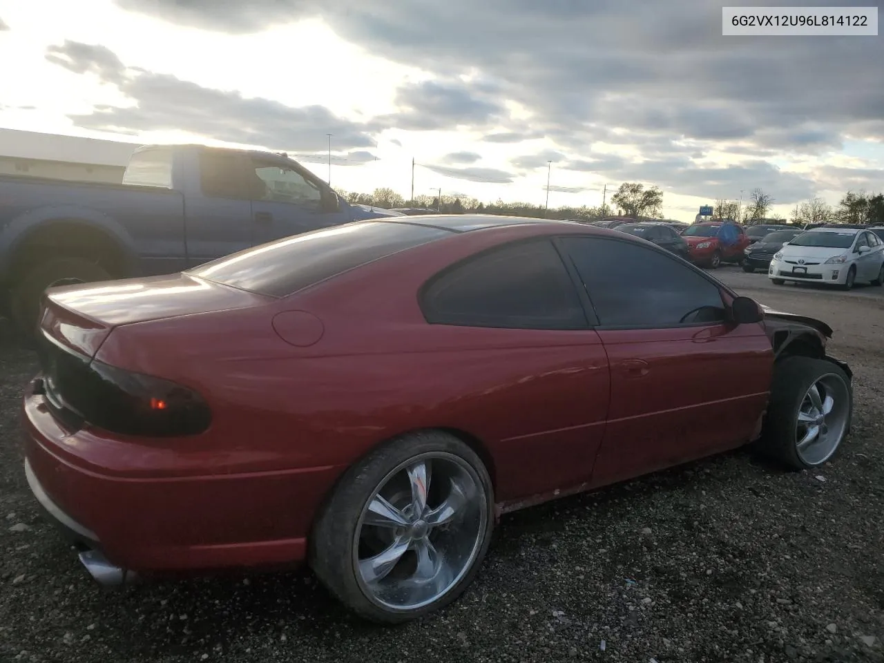 2006 Pontiac Gto VIN: 6G2VX12U96L814122 Lot: 78872154