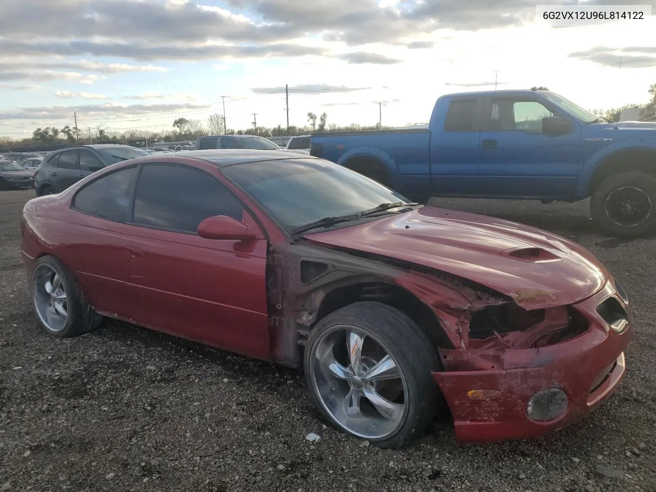 2006 Pontiac Gto VIN: 6G2VX12U96L814122 Lot: 78872154