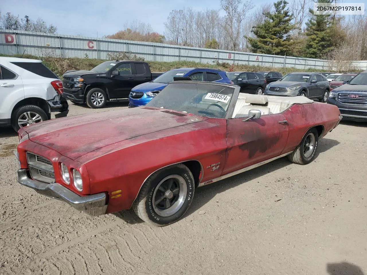 1972 Pontiac Le Mans VIN: 2D67M2P197814 Lot: 75984574